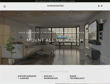 Tablet Screenshot of humancentric.com